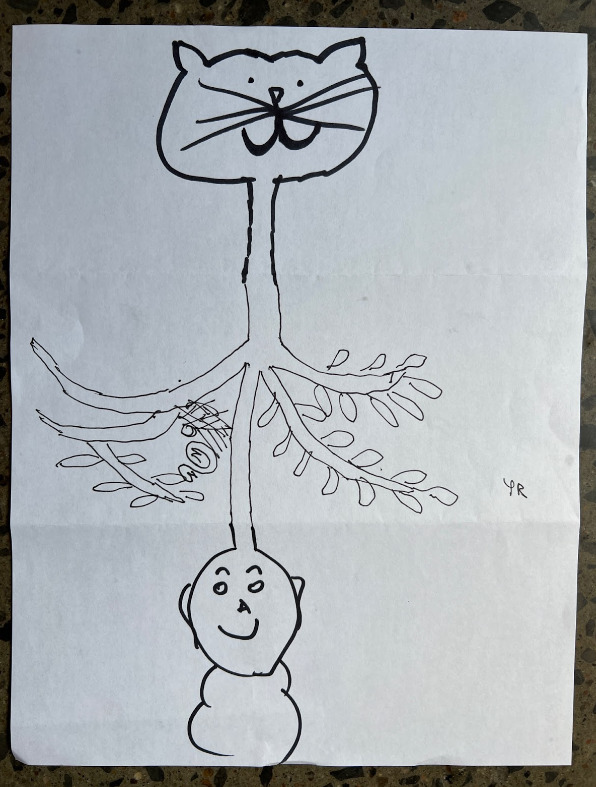 Réalisation dont le corps  a été dessinée par Mme Yseult Riopelle, fille de l’artiste.