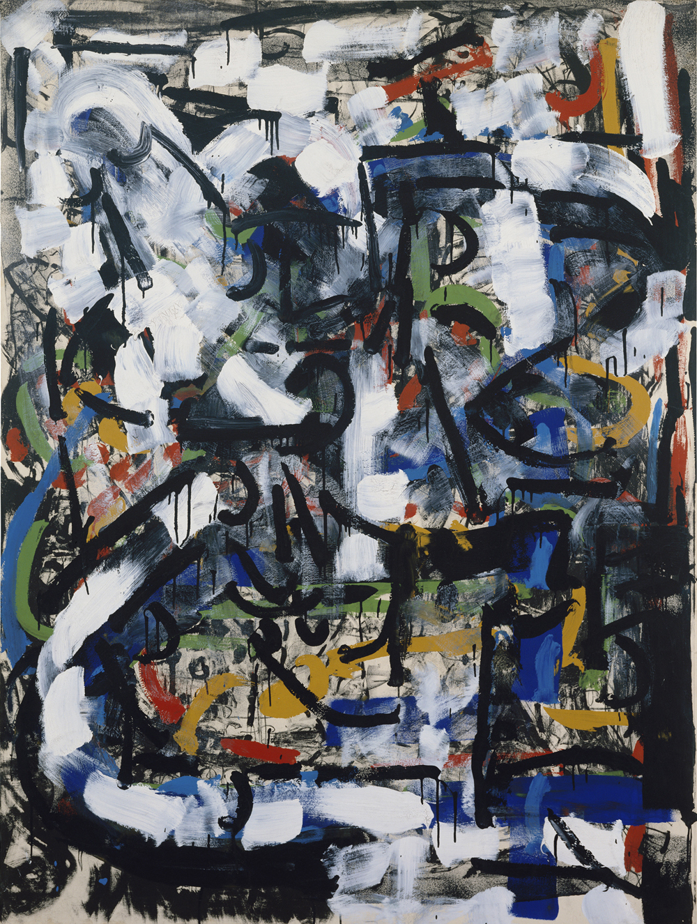 Jean Paul Riopelle, Paysage, acrylic on lithograph mounted on canvas, 160 x 120 cm (1971) © Estate of Jean Paul Riopelle / Copyright Visuals Arts &#8211; CARCC (2023)
