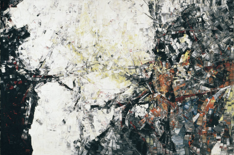 Jean Paul Riopelle, Autriche III, oil on canvas, 200 x 300,4 cm (1954)  © Estate of Jean Paul Riopelle / Copyright Visuals Arts – CARCC (2023)
