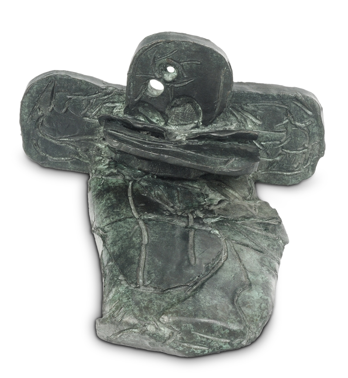 Jean Paul Riopelle, Famine demi-éléphant, bronze, cire perdue, 13 x 21,5 x 21,5 cm (1970); fonte commencée en 1989; sculpture originale en terre cuite © Succession Jean Paul Riopelle / Droits d’auteur arts visuels – CARCC (2023)