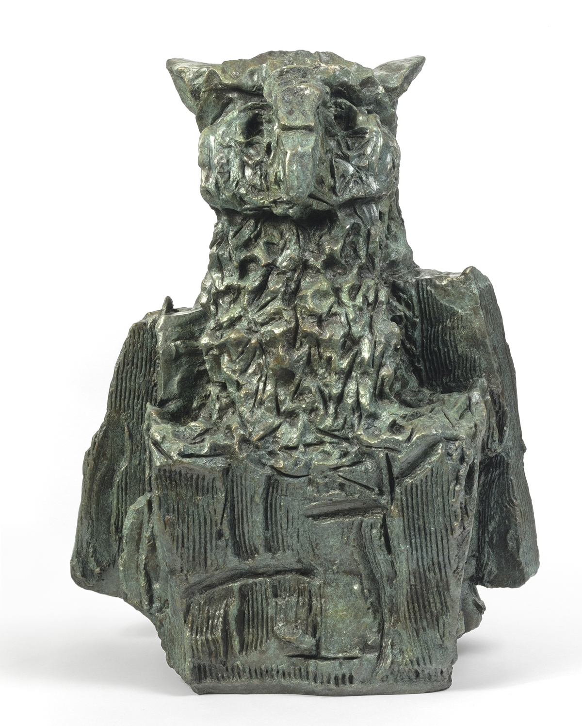 Jean Paul Riopelle, Hibou-roc, bronze et cire perdue, 54,8 x 44 x 27,3 cm (1969-1970); fonte en 2010 © Succession Jean Paul Riopelle / Droits d’auteur arts visuels – CARCC (2023)