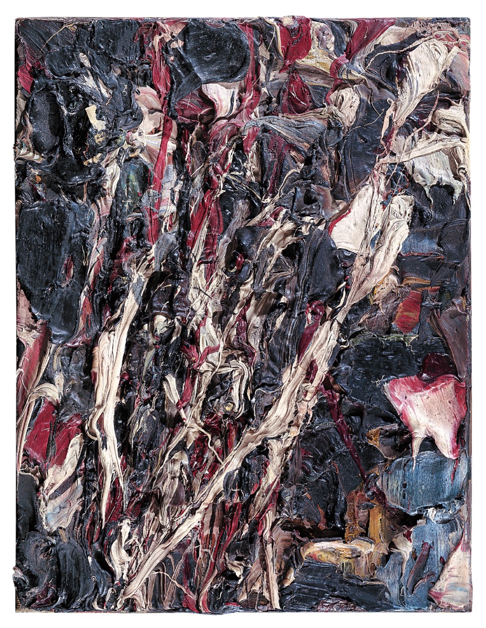 Jean Paul Riopelle, Sans titre, oil on canvas, 35 x 27 cm (1949-1950)  © Estate of Jean Paul Riopelle / Copyright Visuals Arts – CARCC (2023)