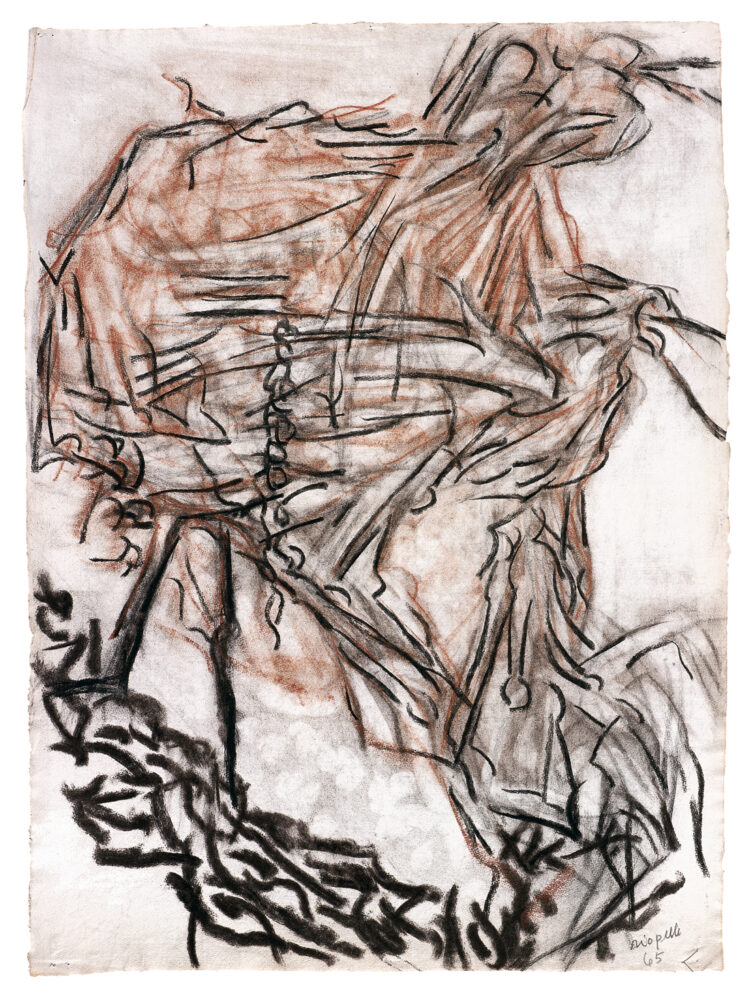 Sans Titre 1950（リオペラ）Riopelle アートポスター Sans titre | Loch Gallery