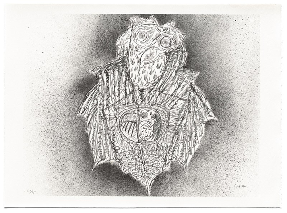 Jean Paul Riopelle, Sans titre, lithograph, 59/75 (1977-1979) © Estate of Jean Paul Riopelle / Copyright Visuals Arts &#8211; CARCC (2023)
