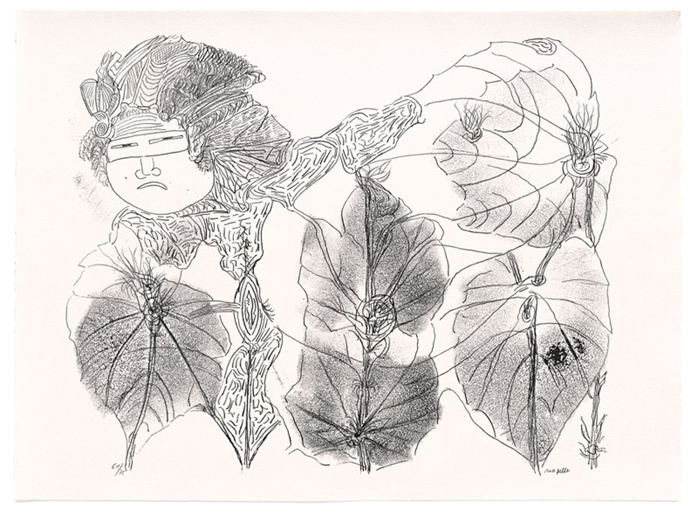 Jean Paul Riopelle, Sans titre, lithograph 59/75 (1977-1979) © Estate of Jean Paul Riopelle / Copyright Visuals Arts &#8211; CARCC (2023)
