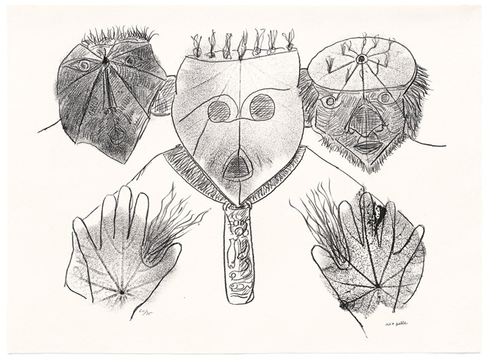 Jean Paul Riopelle, Sans titre, lithograph 59/75 (1977-1979) © Estate of Jean Paul Riopelle / Copyright Visuals Arts &#8211; CARCC (2023)
